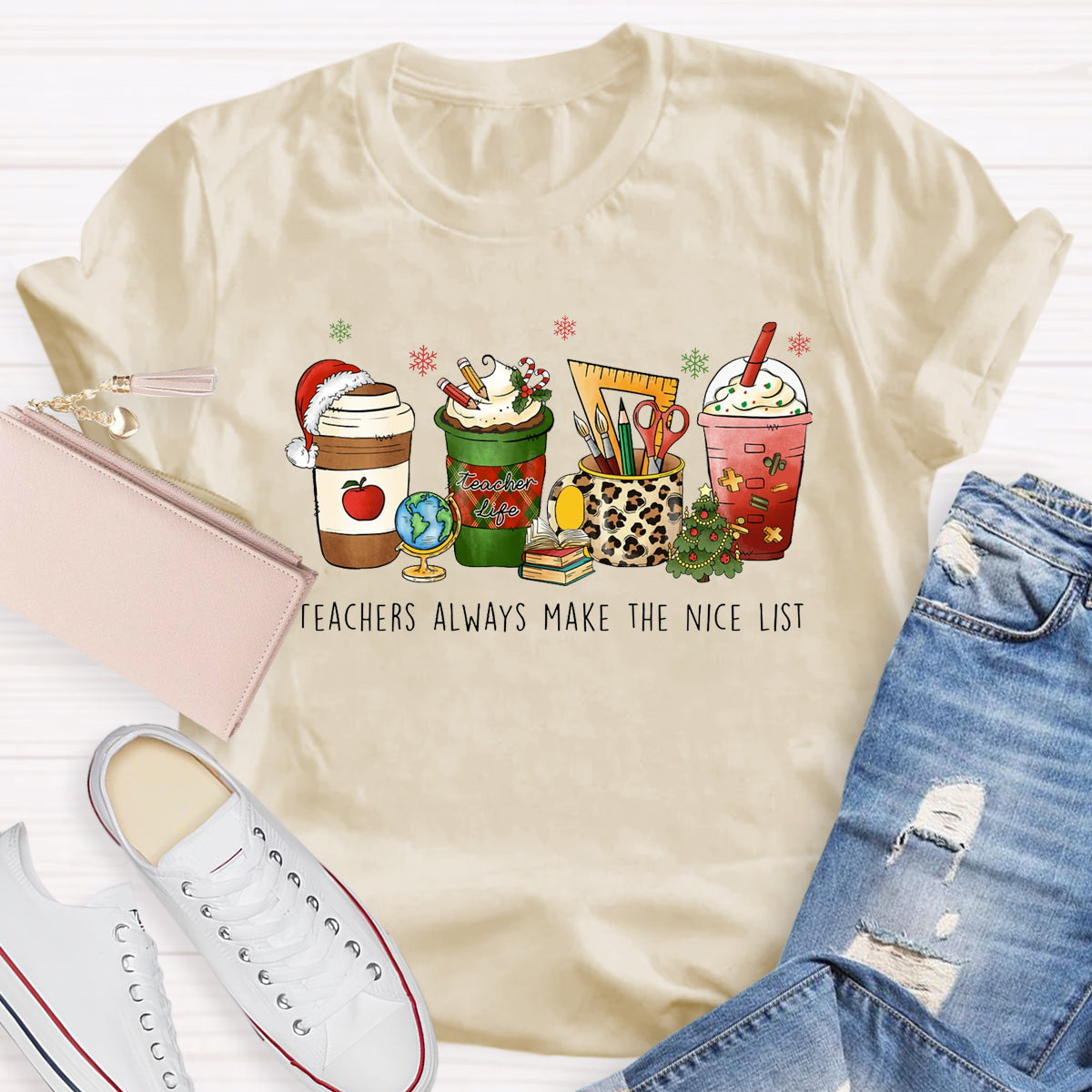 Teachers Always Make The Nice List T-Shirt