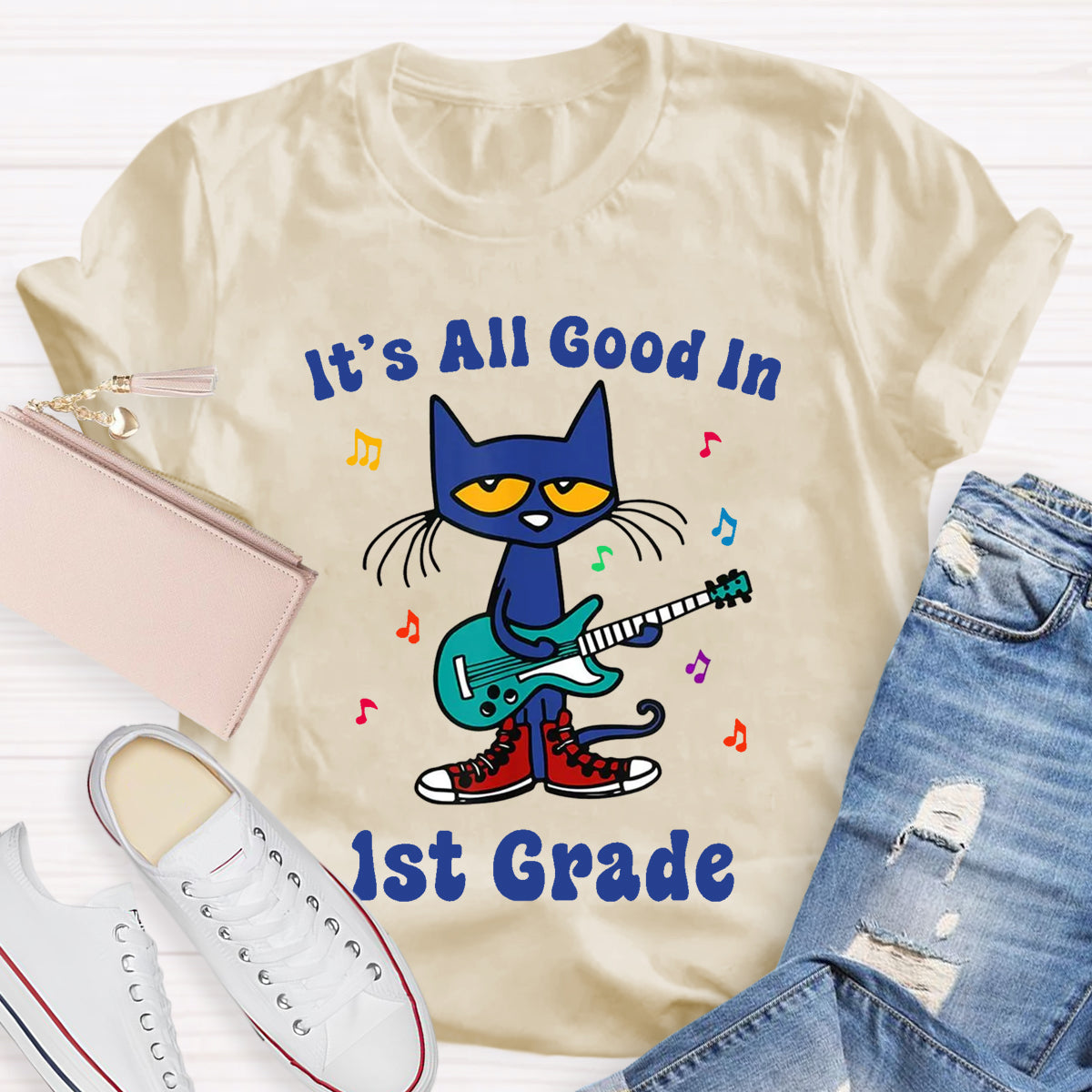 Personalized Grade It's All Good In School Grade T-Shirt