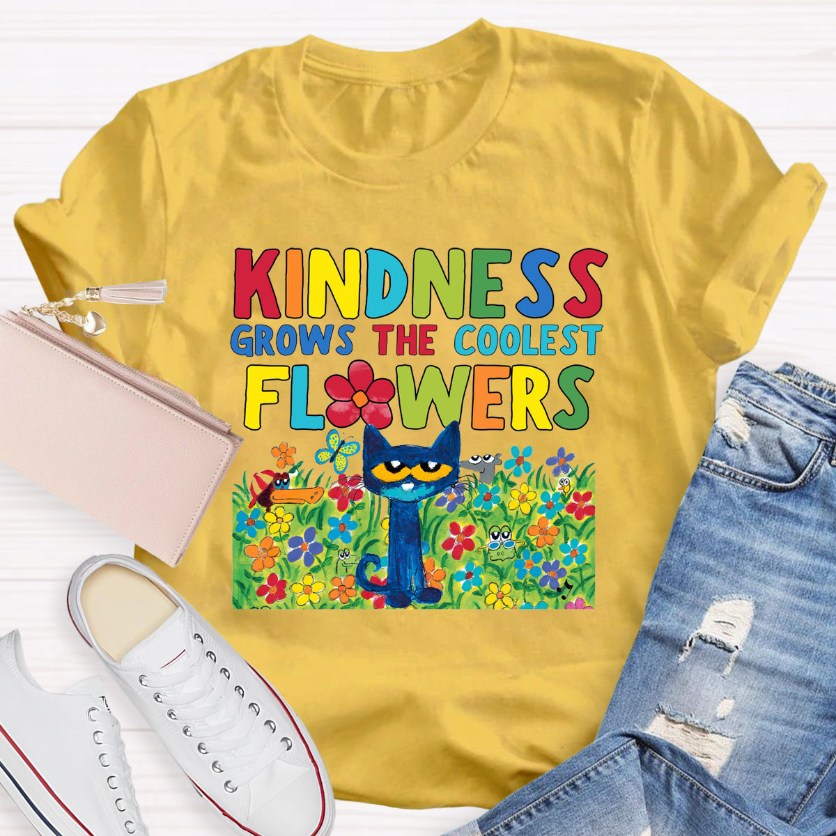 Kindness Grows The Coolest Flowers T-Shirt