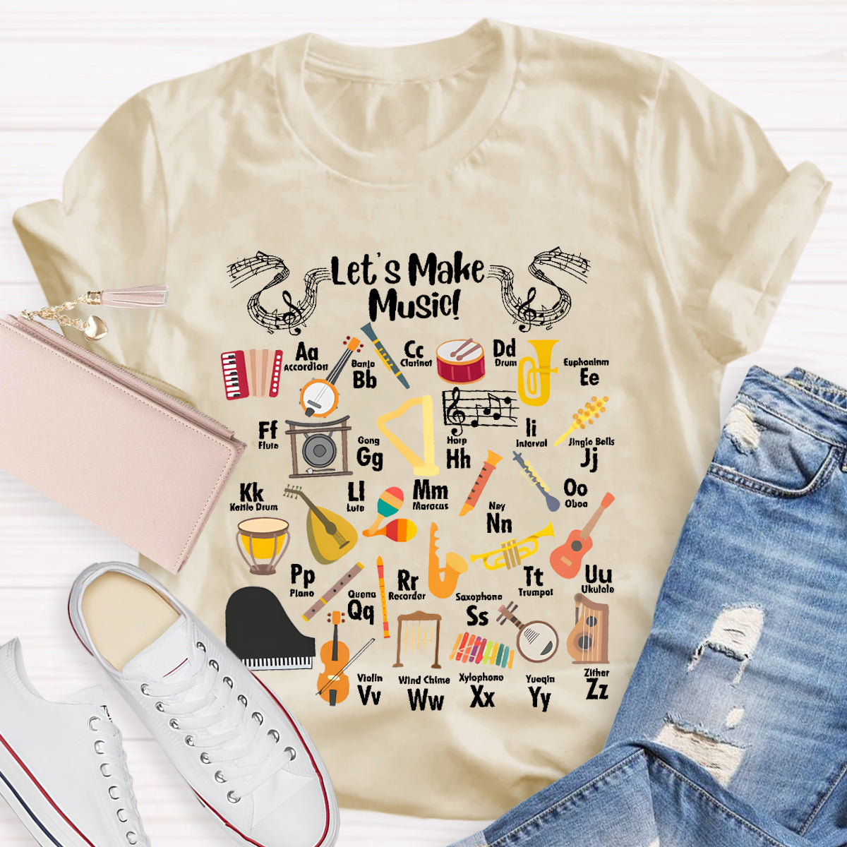 Let's Make Music Teacher T-Shirt