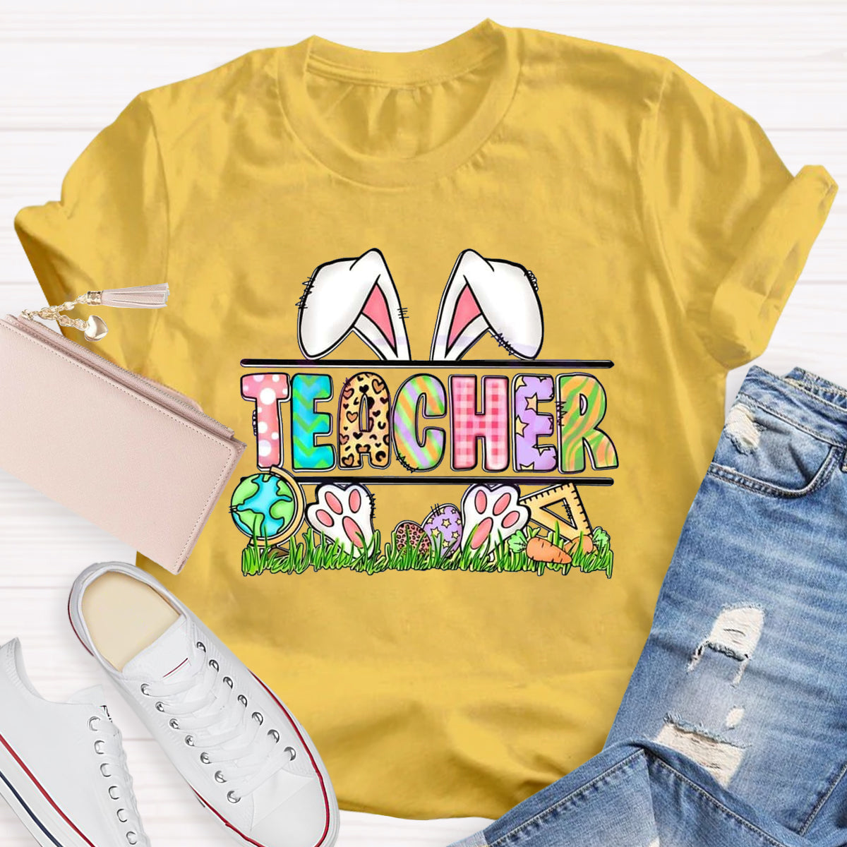 Teacher Easter Teaching My Peeps T-Shirt