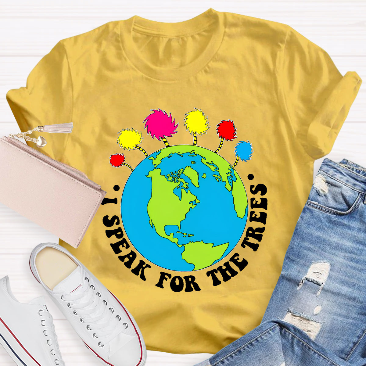 I Speak For The Trees Earth Day T-Shirt