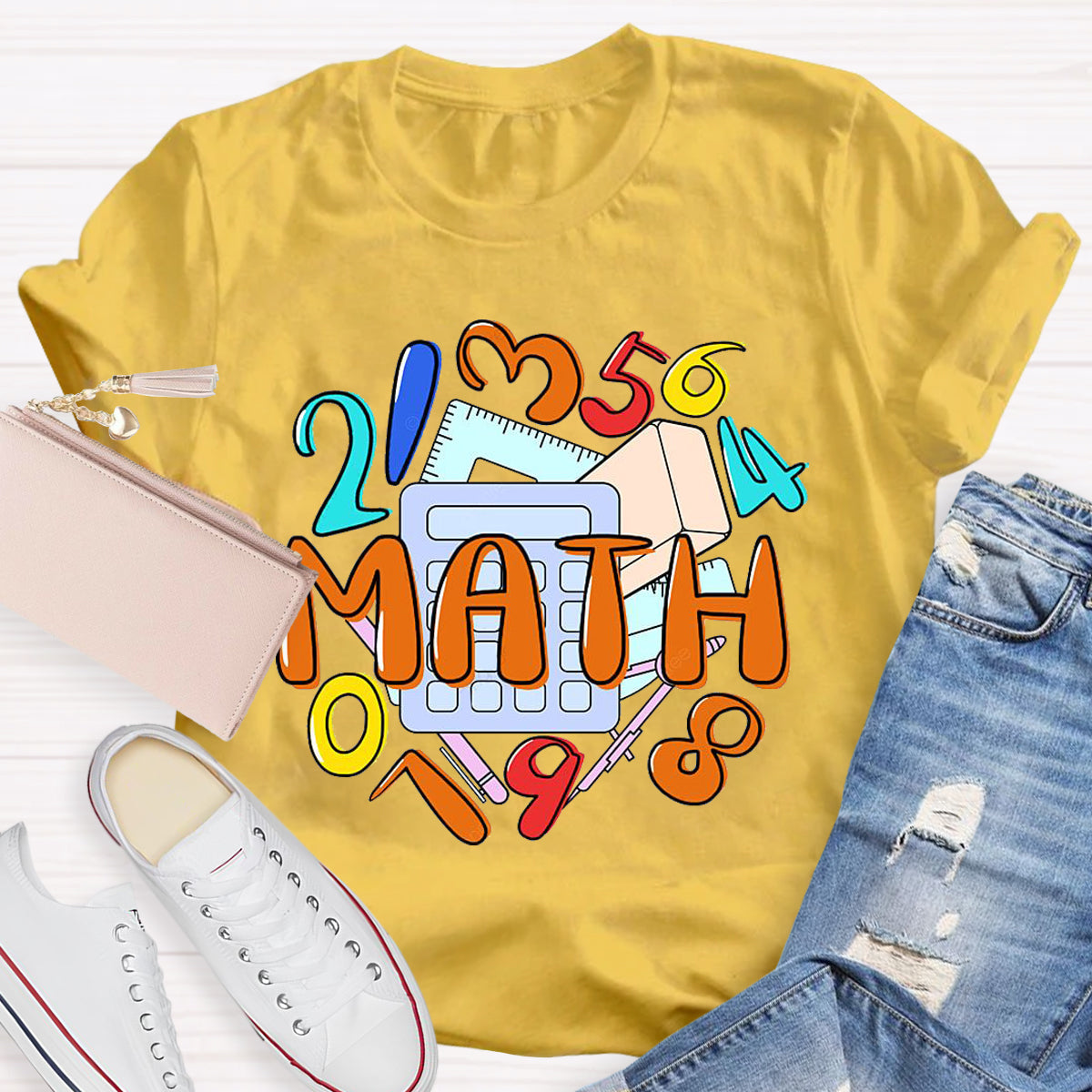 Math Number Teacher T-Shirt