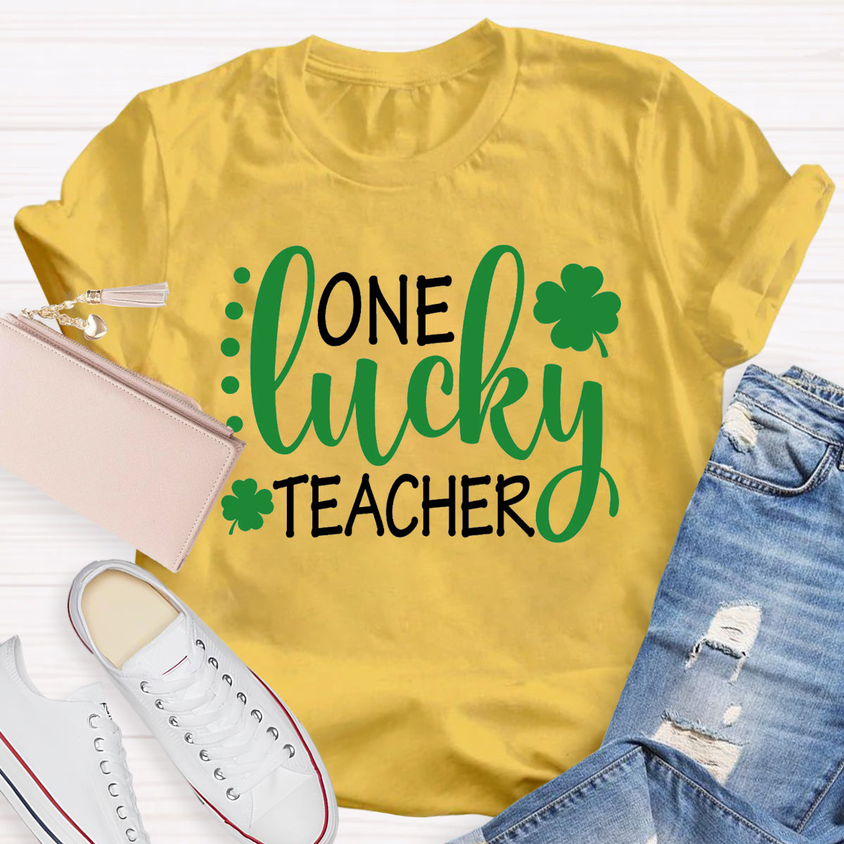 One Lucky Teacher T-Shirt