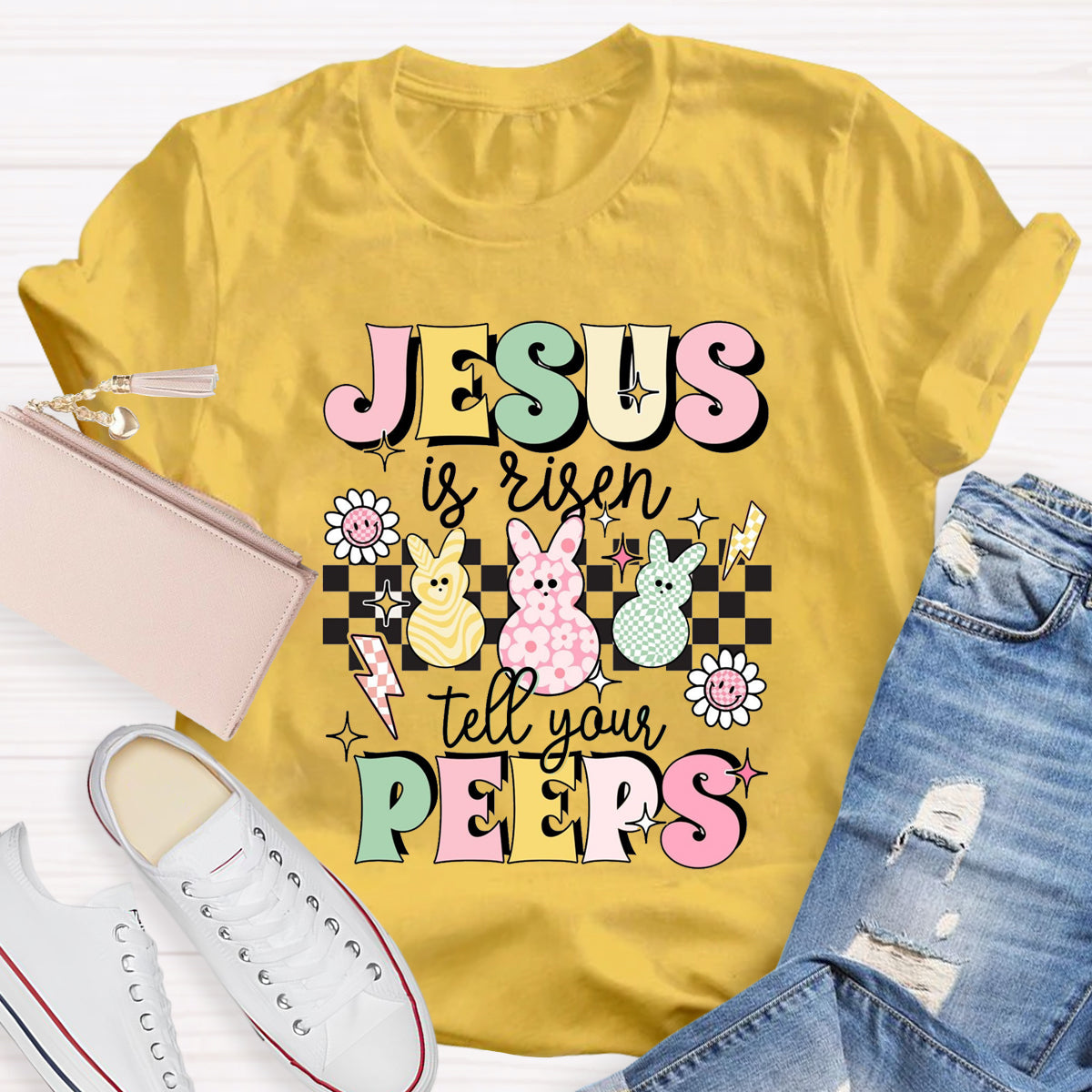 Jesus Is Risen Tell Your Peeps T-Shirt