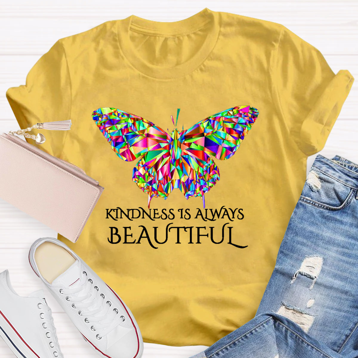 Kindness Is Always Beautiful Butterfly T-Shirt