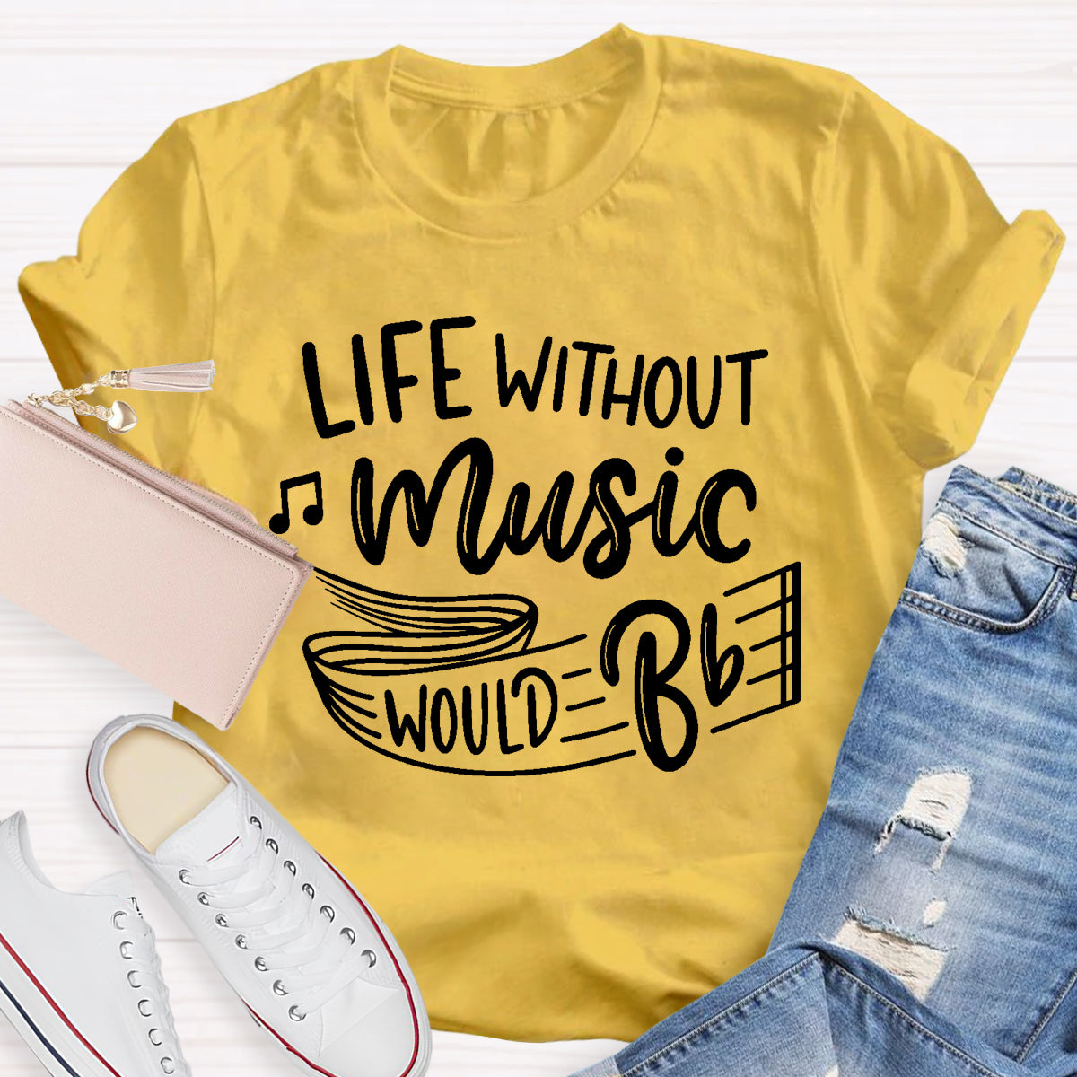 Life Without Music Would Be Boring T-Shirt