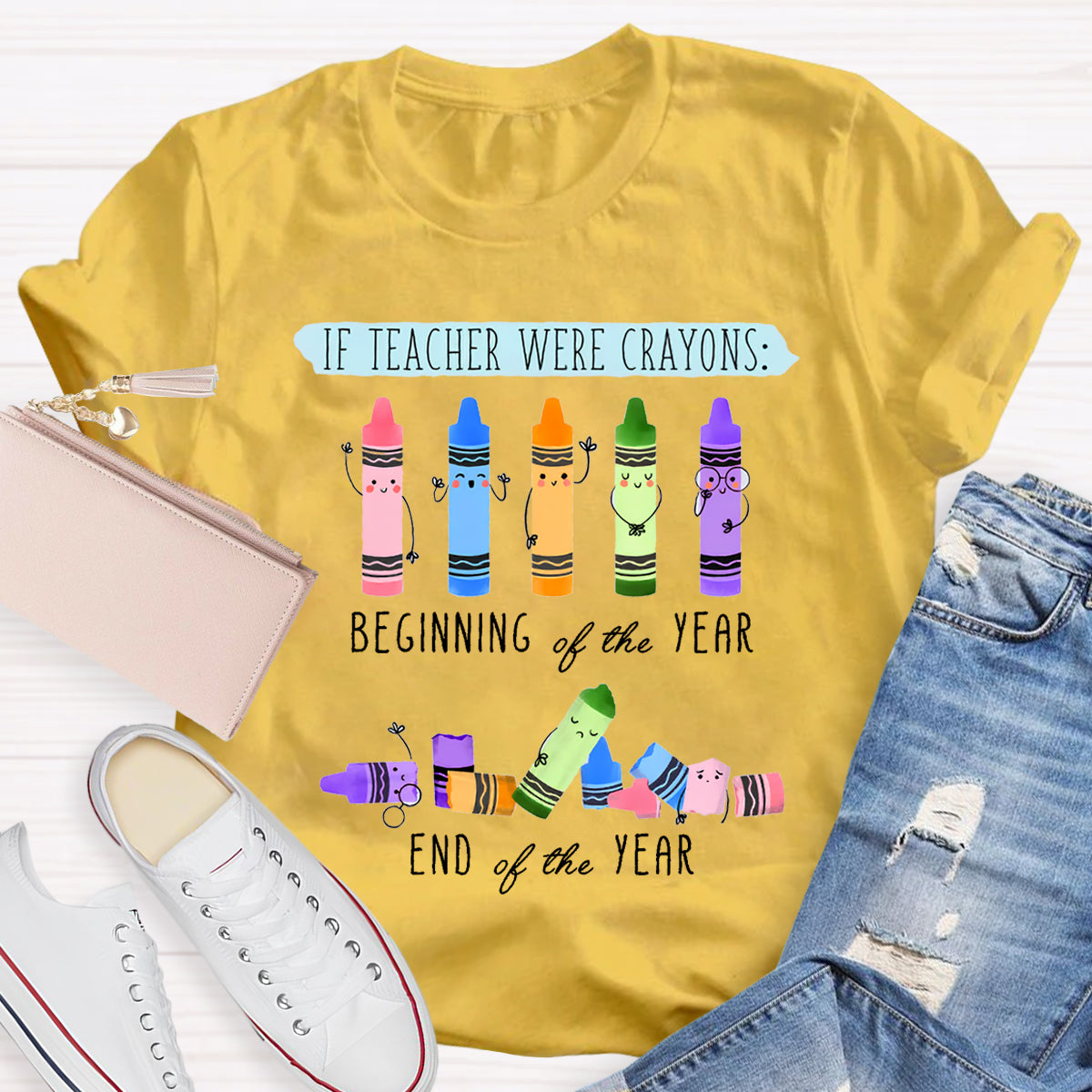 If Teacher Were Crayons Art Teacher T-Shirt