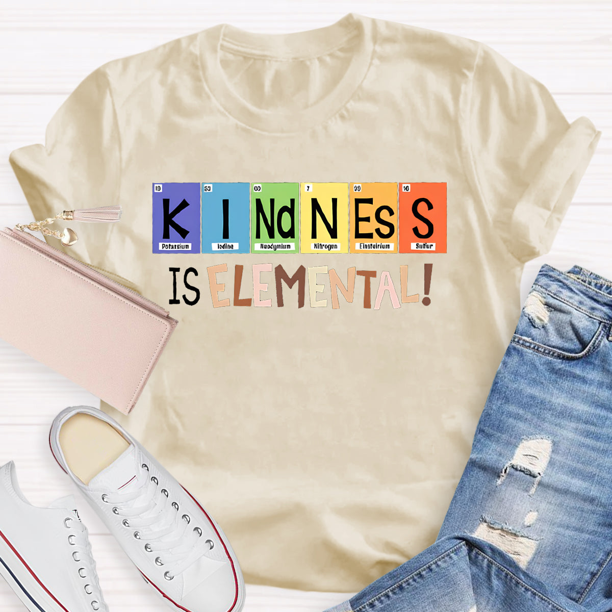 Kindness Is Elemental Teacher T-Shirt