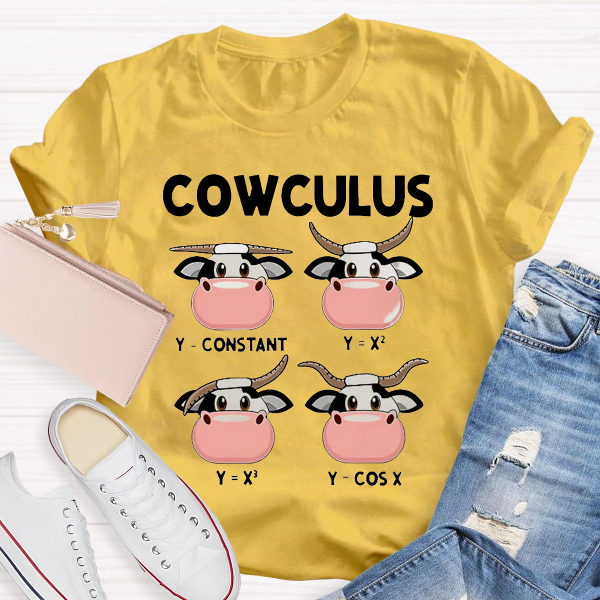 Cowculus  Math Teacher T-Shirt