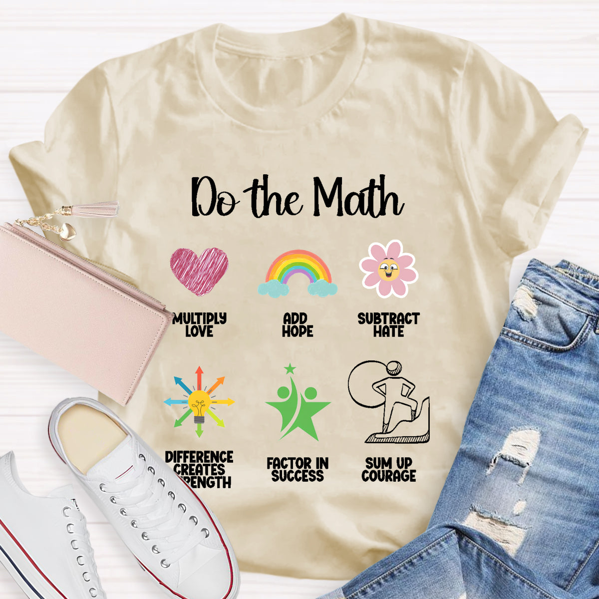 Do The Math Add Hope Math Teacher T-Shirt