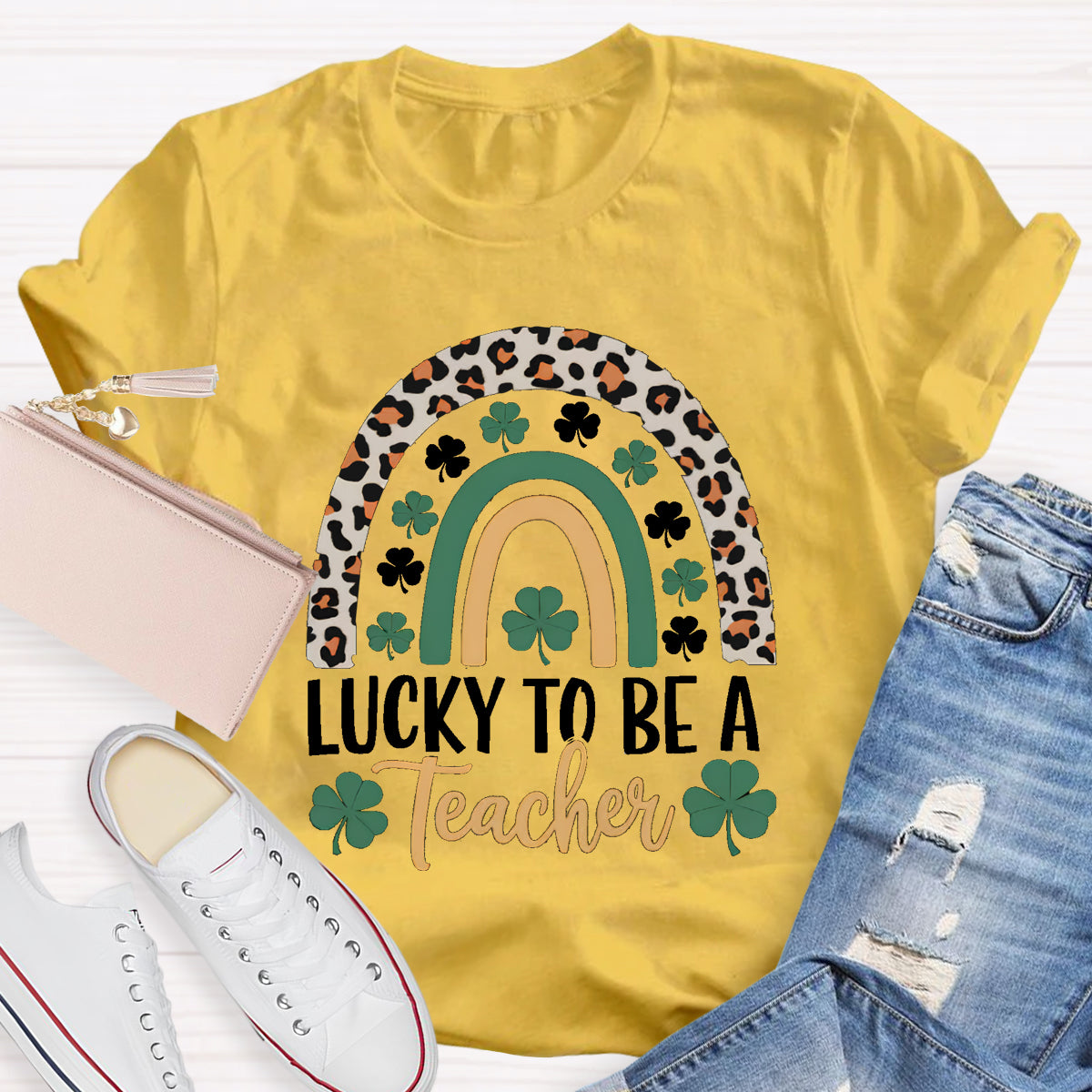 Lucky To Be A Teacher T-Shirt