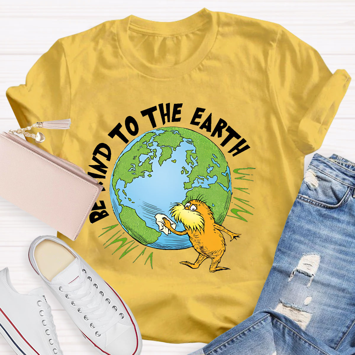 Be Kind To The Earth Teacher T-Shirt