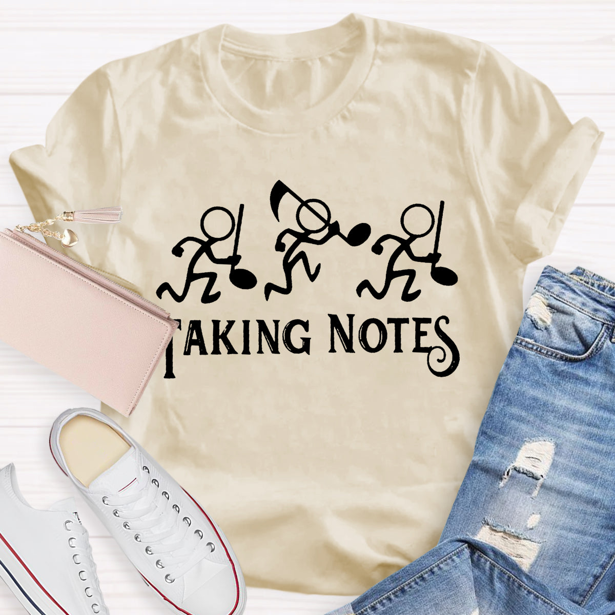 Taking Notes Music Teacher T-Shirt