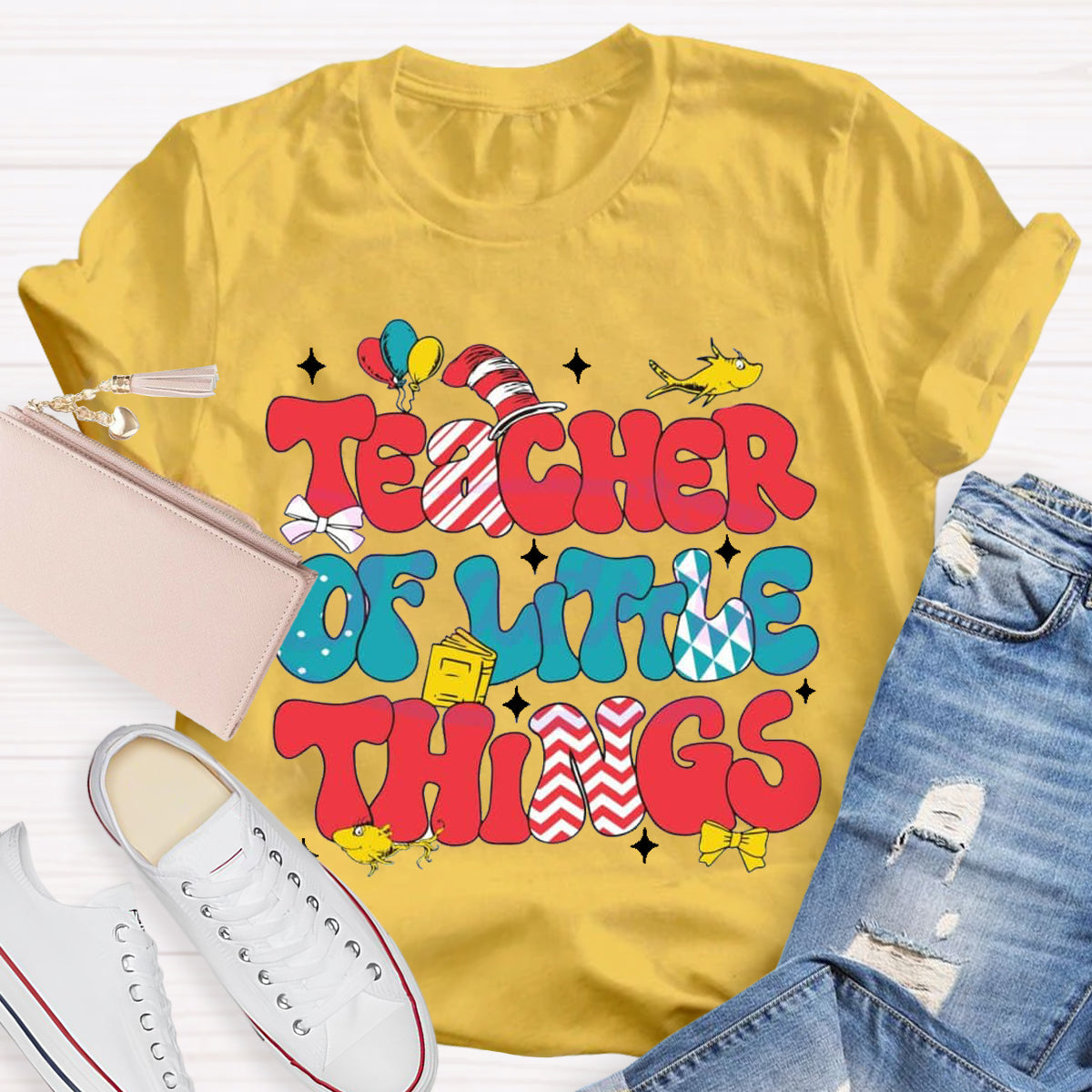 Teacher Of Little Things National Read Teacher T-Shirt