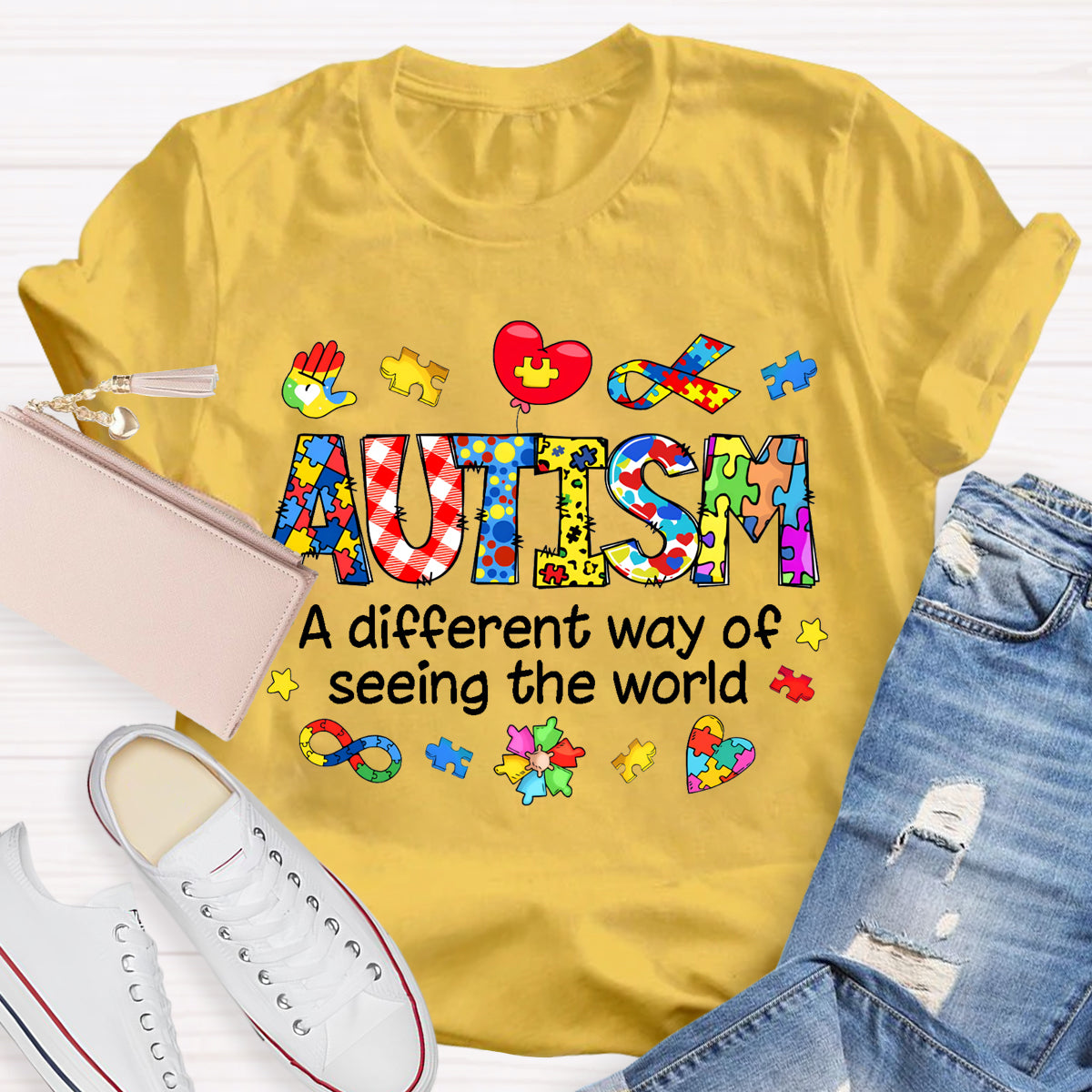 Autism A Different Way Of Seeing The World T-Shirt