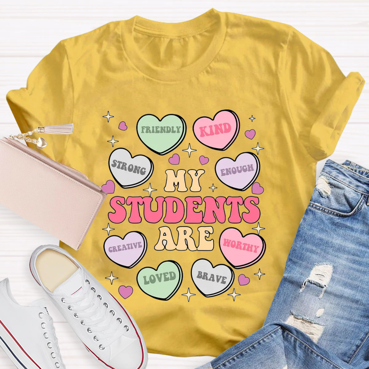 My Students Are Brave Loved Teacher T-Shirt