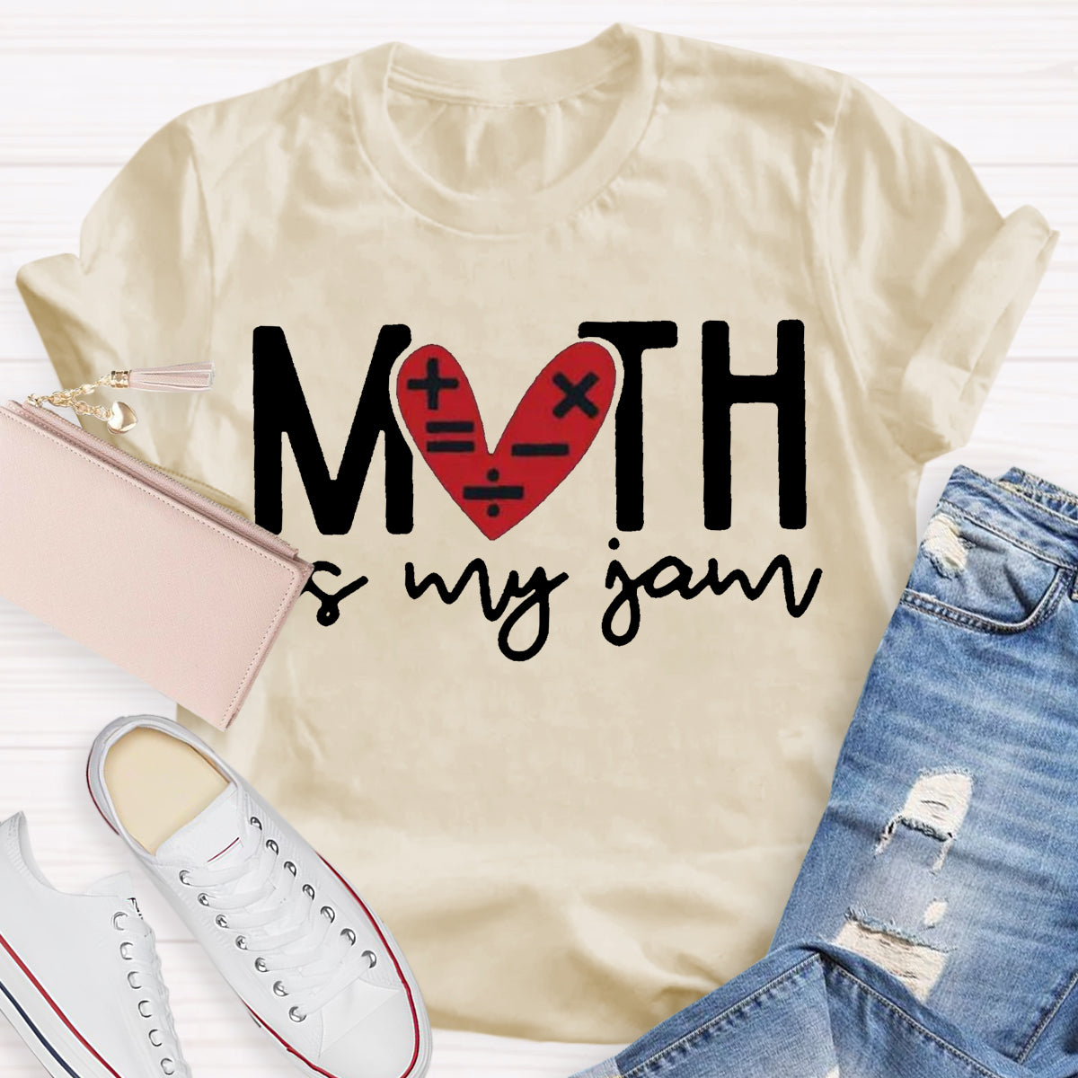 Math Is My Jam Math Teacher T-Shirt