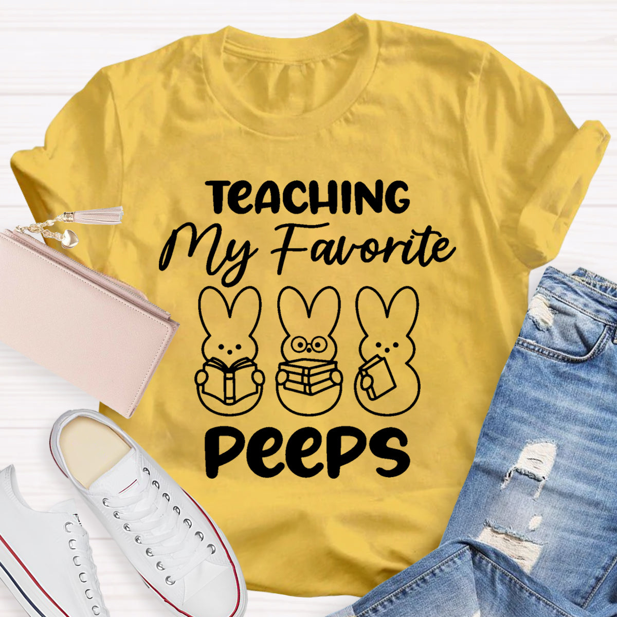 Teaching My Favorite Peeps Teacher T-Shirt