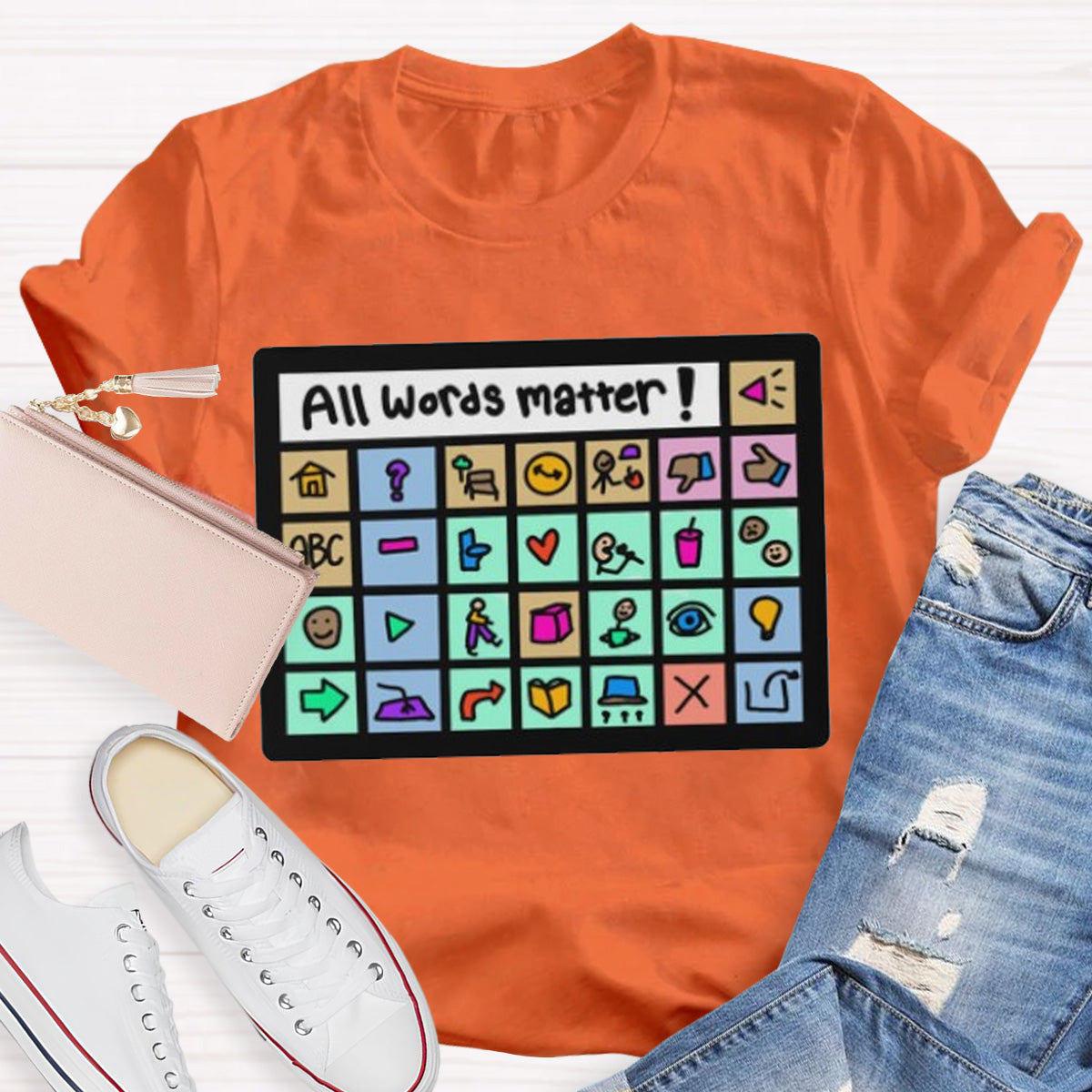 All Words Matter Teacher T-Shirt