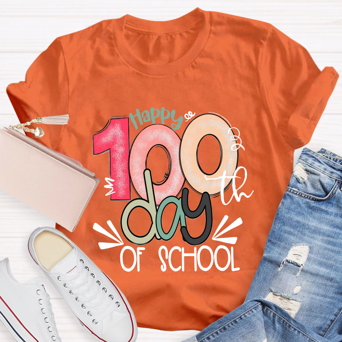 Happy 100th Days Of School T-Shirt