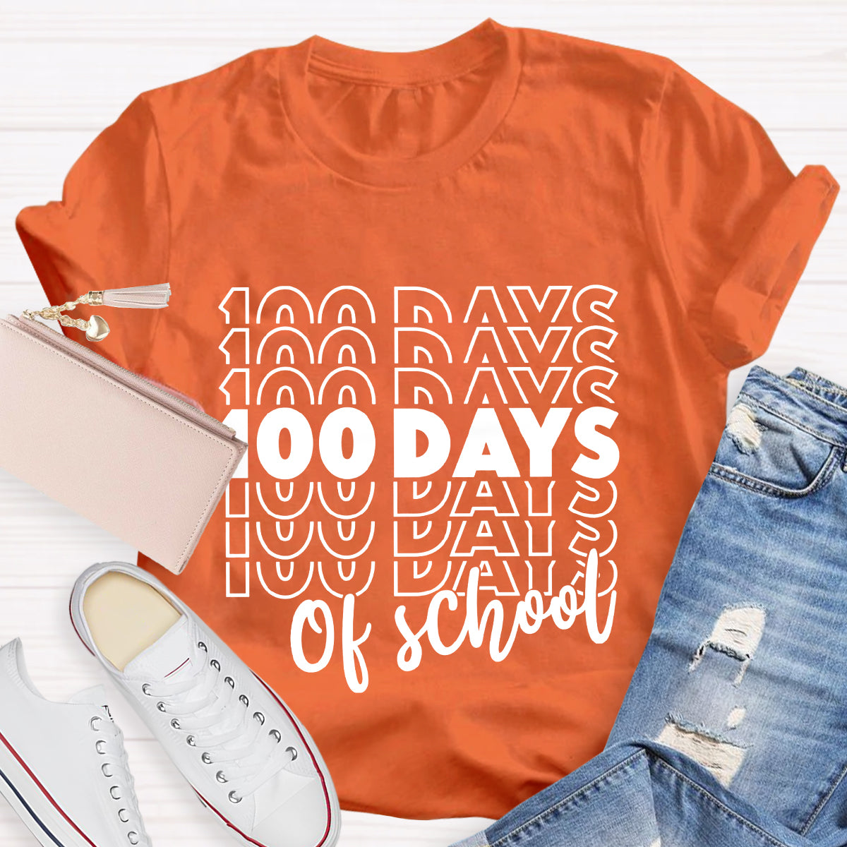 100 Days Of School Teacher T-Shirt