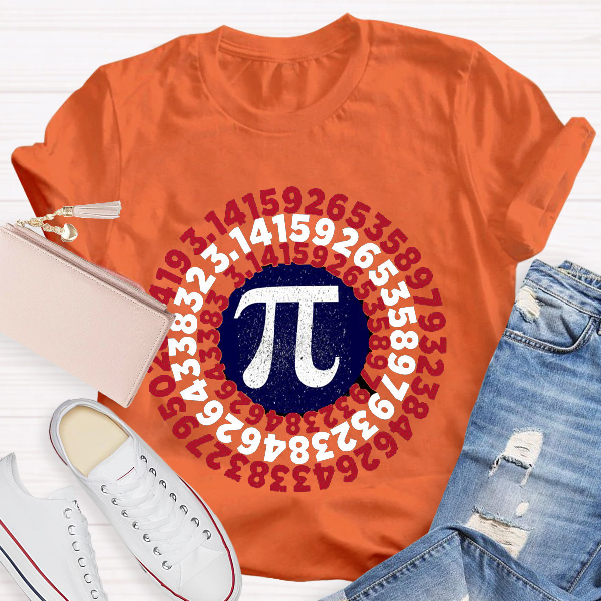 Pi Day Captain Shield T-Shirt