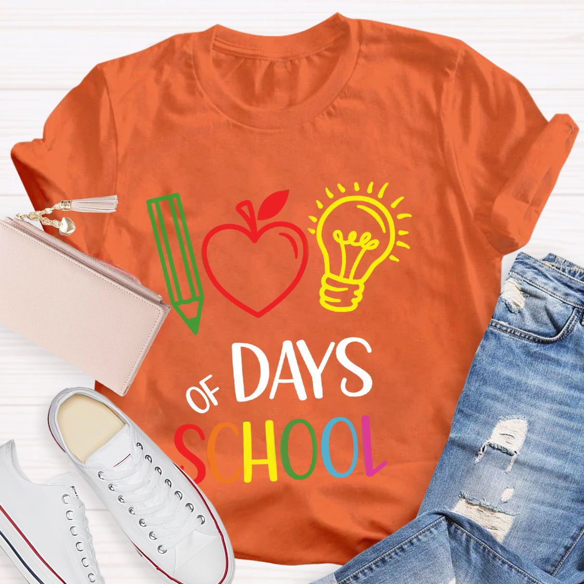 100 Days of School Celebration Teacher T-Shirt