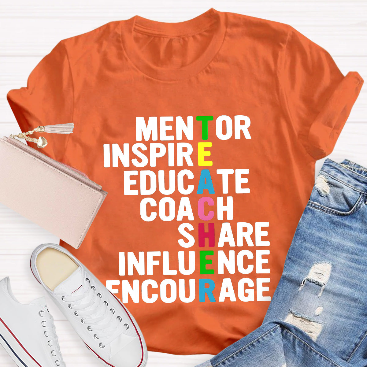 Mentor Inspire Educate Teacher T-Shirt