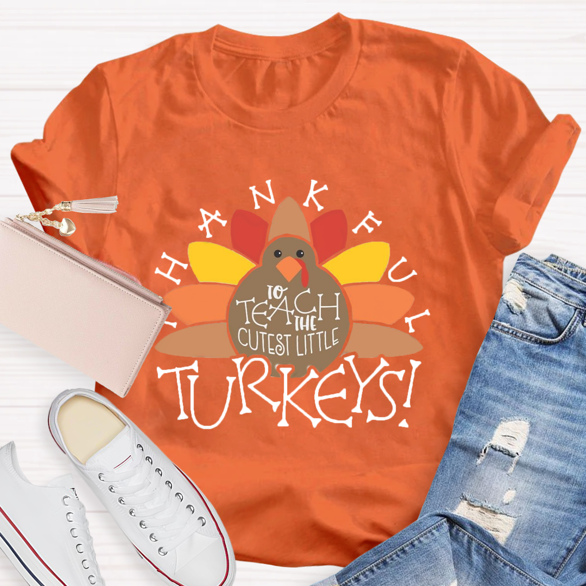 Thankful to Teach the Cutest Little Turkeys T-Shirt