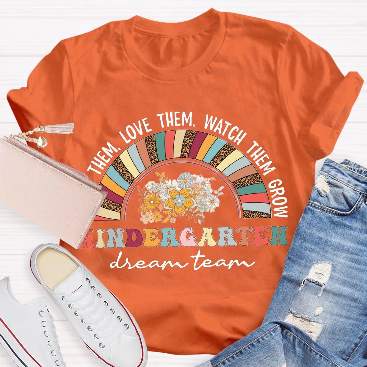 Personalized Grade Dream Team Teach Them Love Them T-Shirt