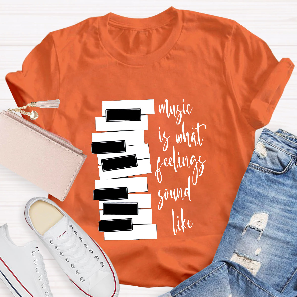 Music Is What Feelings Sound Like T-Shirt