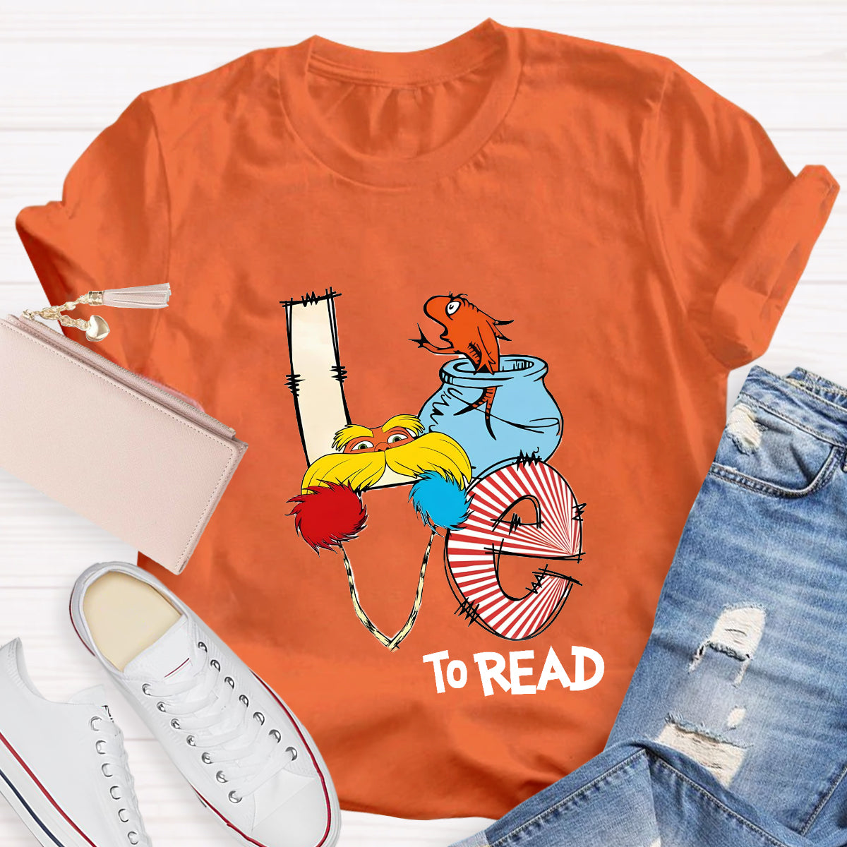 Love To Read Teacher T-Shirt