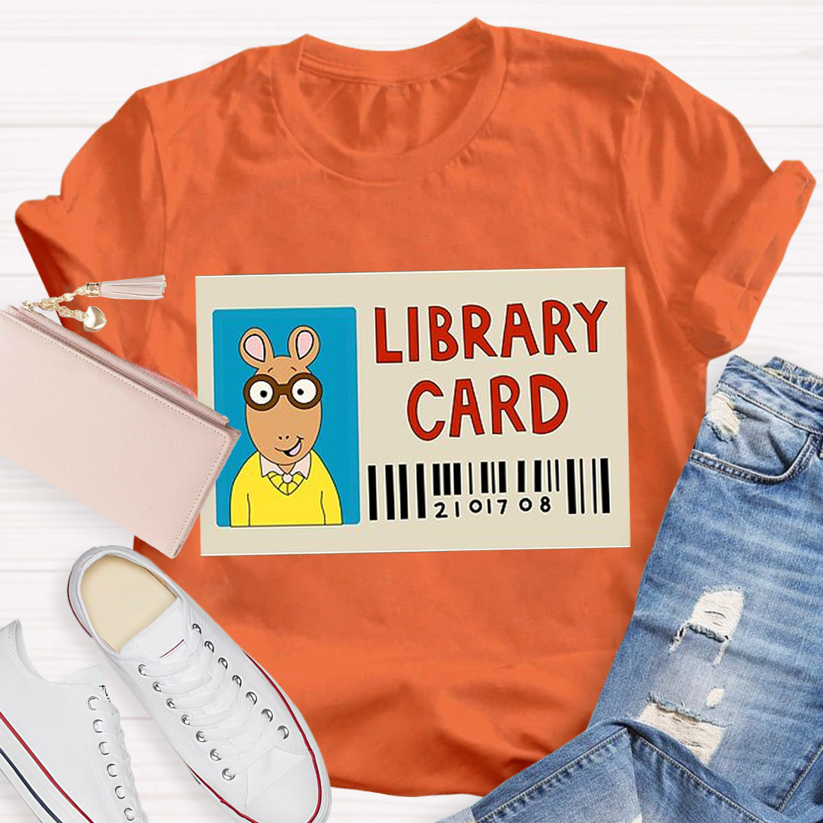 Arthur Library Teacher T-Shirt