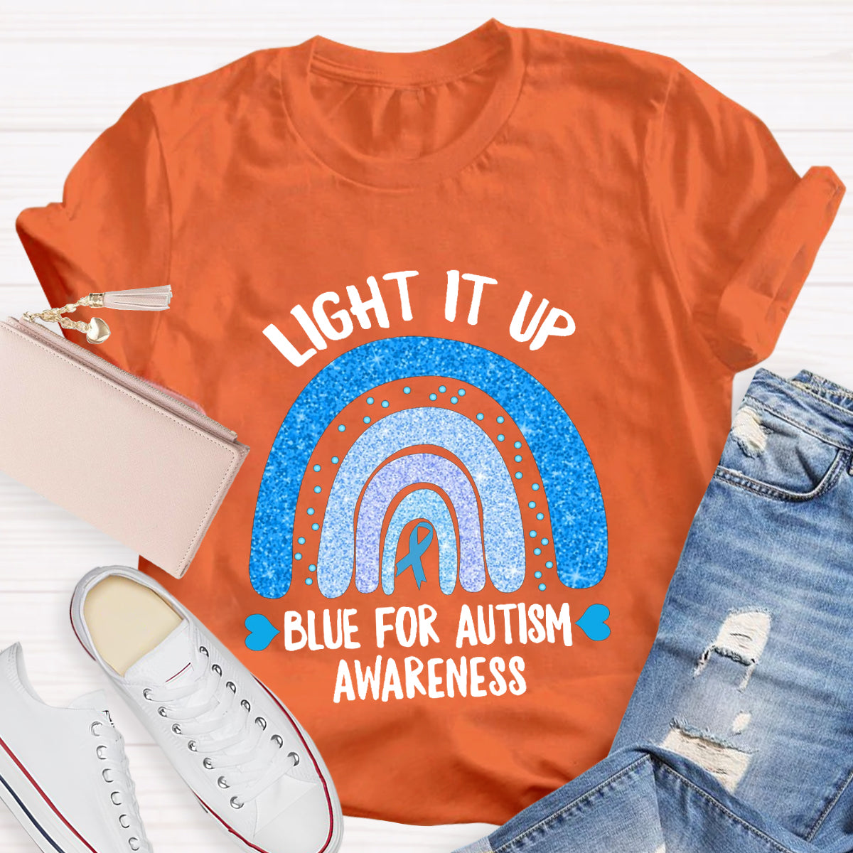 Light It Up Blue For Autism T-Shirt