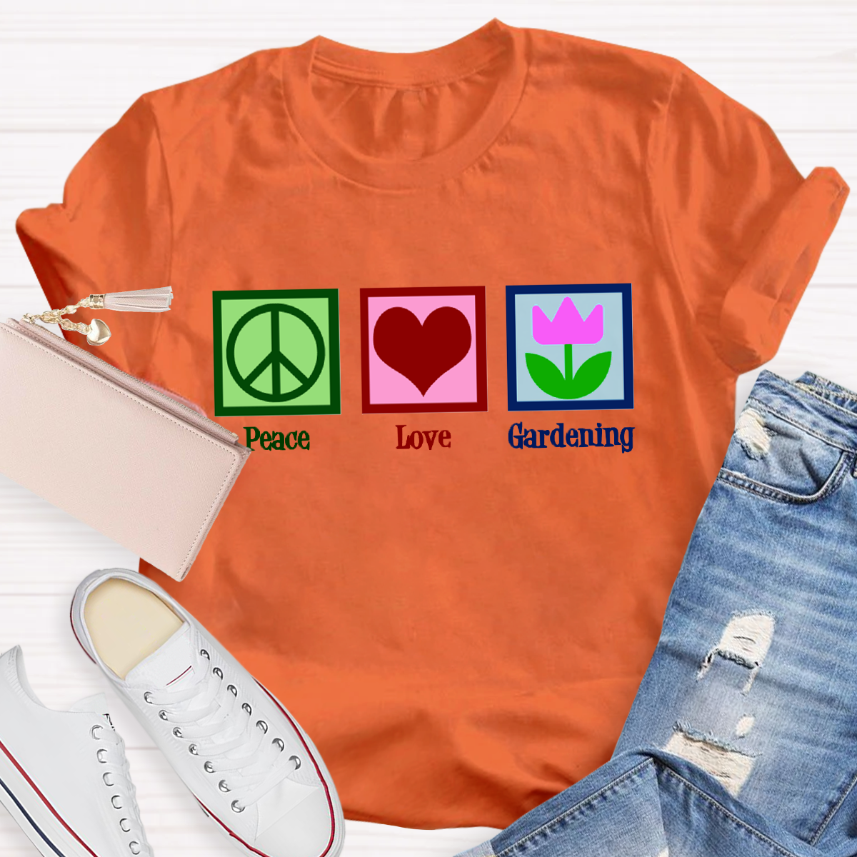 Peace Love Gardening T-Shirt