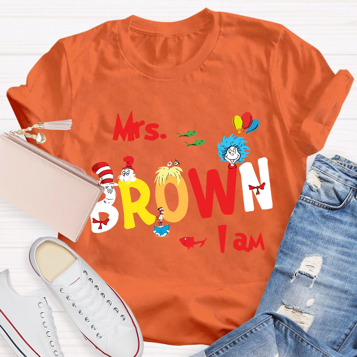 Personalized Name I Am Teacher T-Shirt