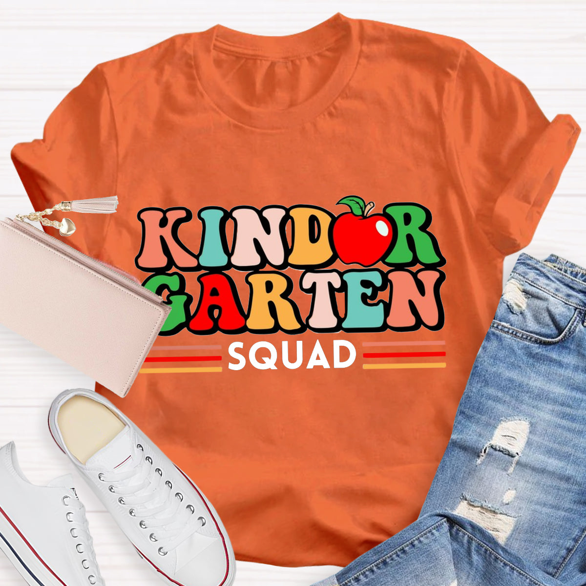 Personalized Grade Teacher Squad  T-Shirt