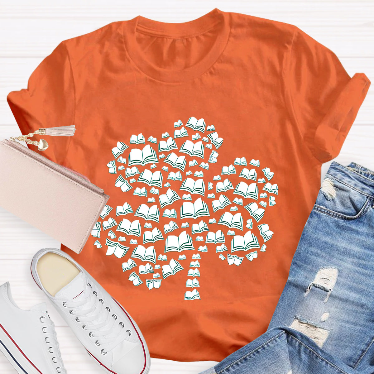 Shamrock Books Teacher T-Shirt