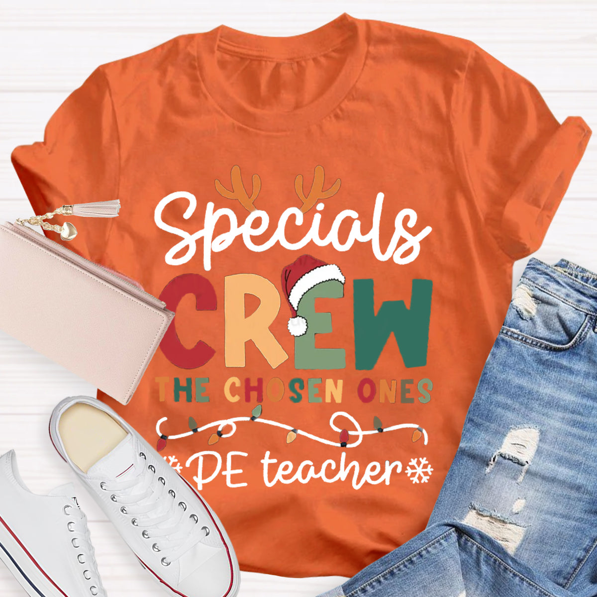 Personalized Subject Specials Crew The Choose Ones PE Teacher T-Shirt