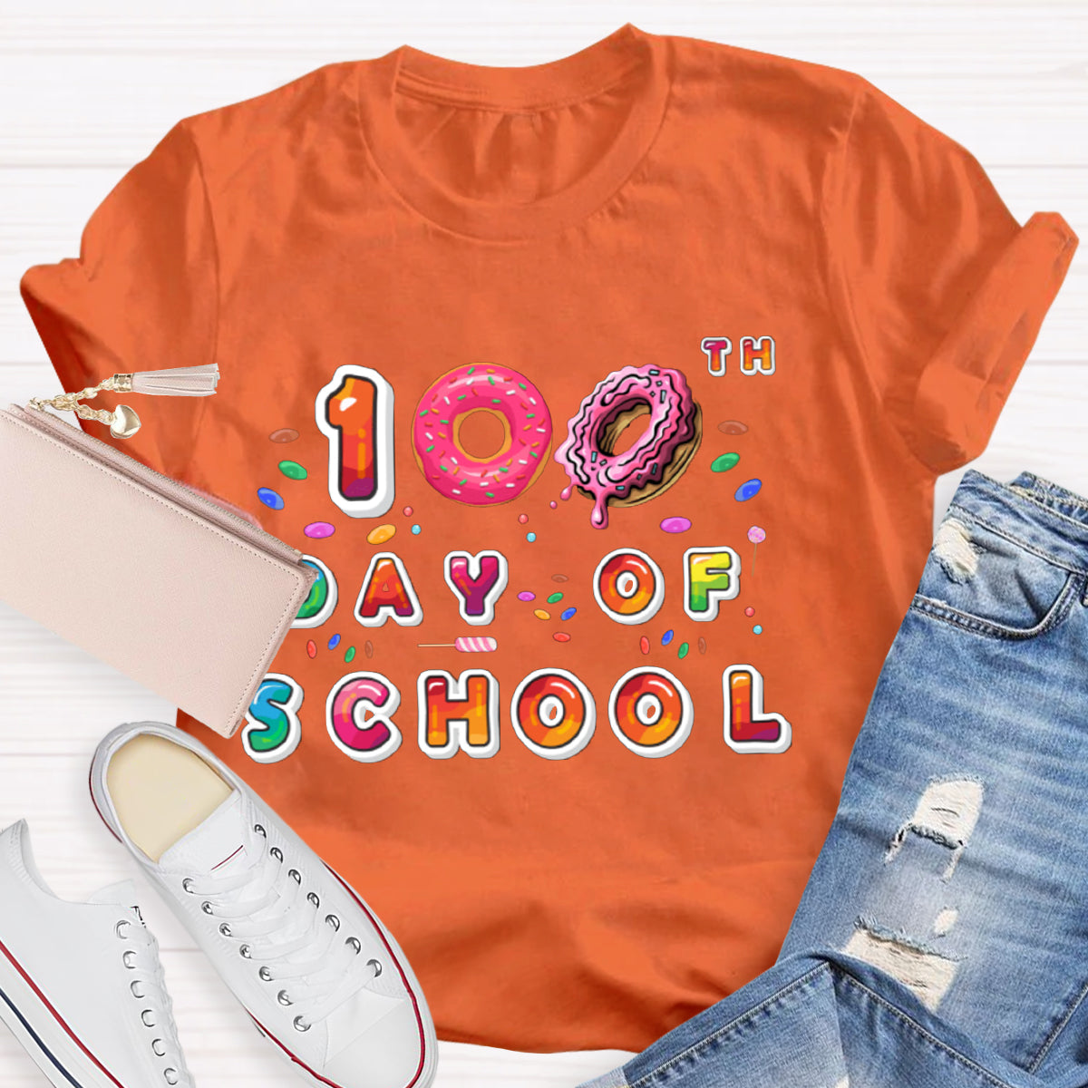 100th Day Of School Donut T-Shirt