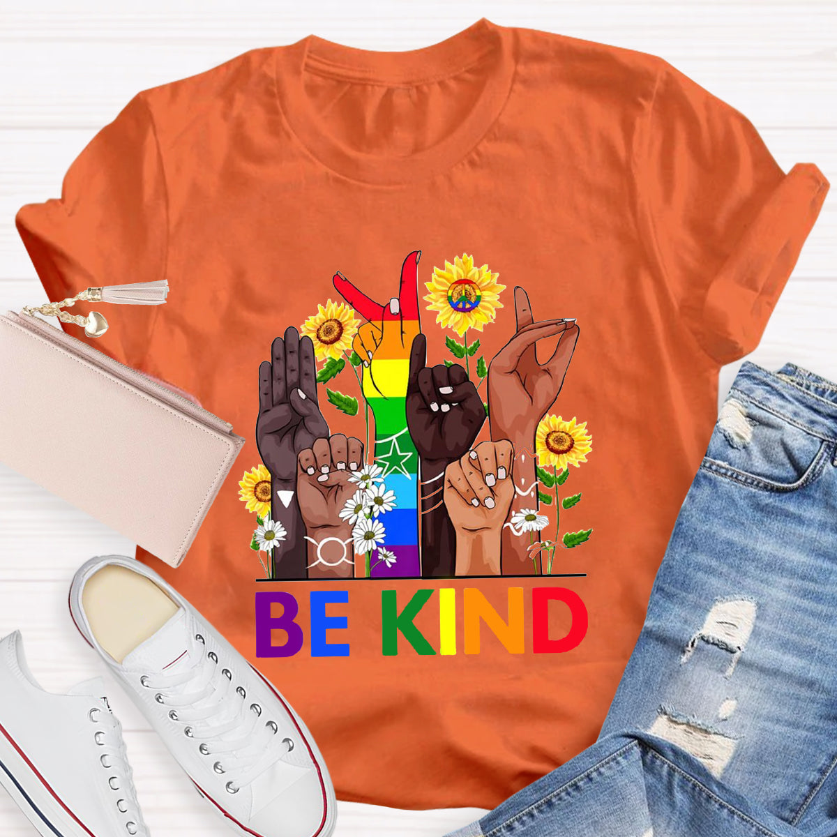 Be Kind Sign Language Hand T-Shirt