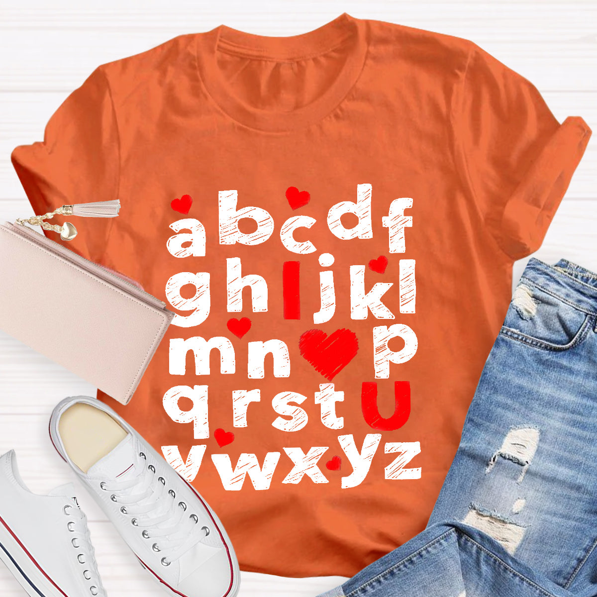 I Love You Alphabet T-Shirt