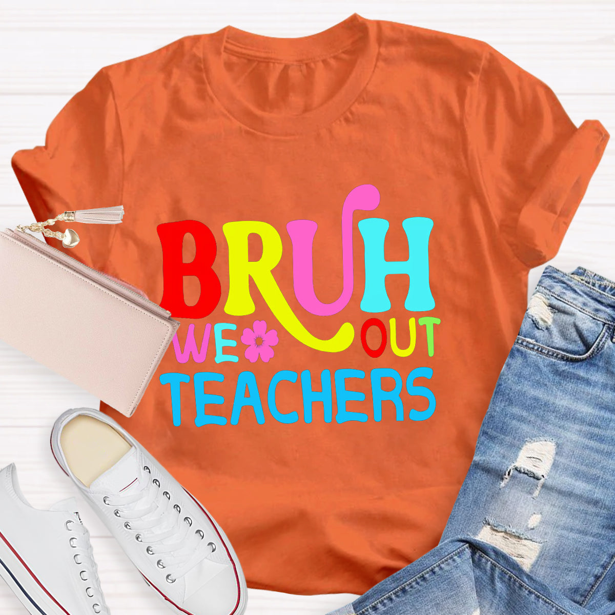 Bruh We Out Teachers T-Shirt