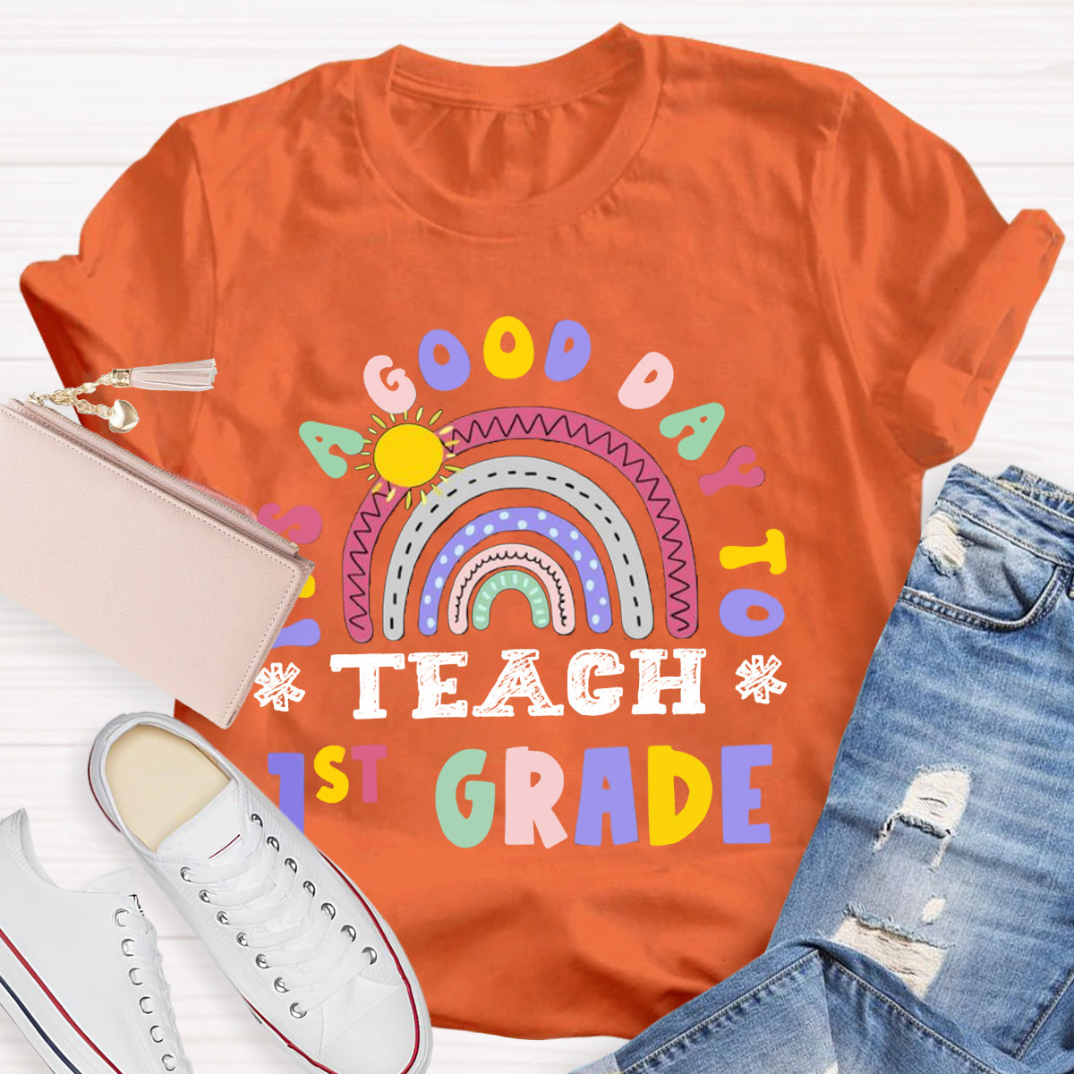 Personalized Grade It's A Good Day To Teach 1st Grade T-Shirt