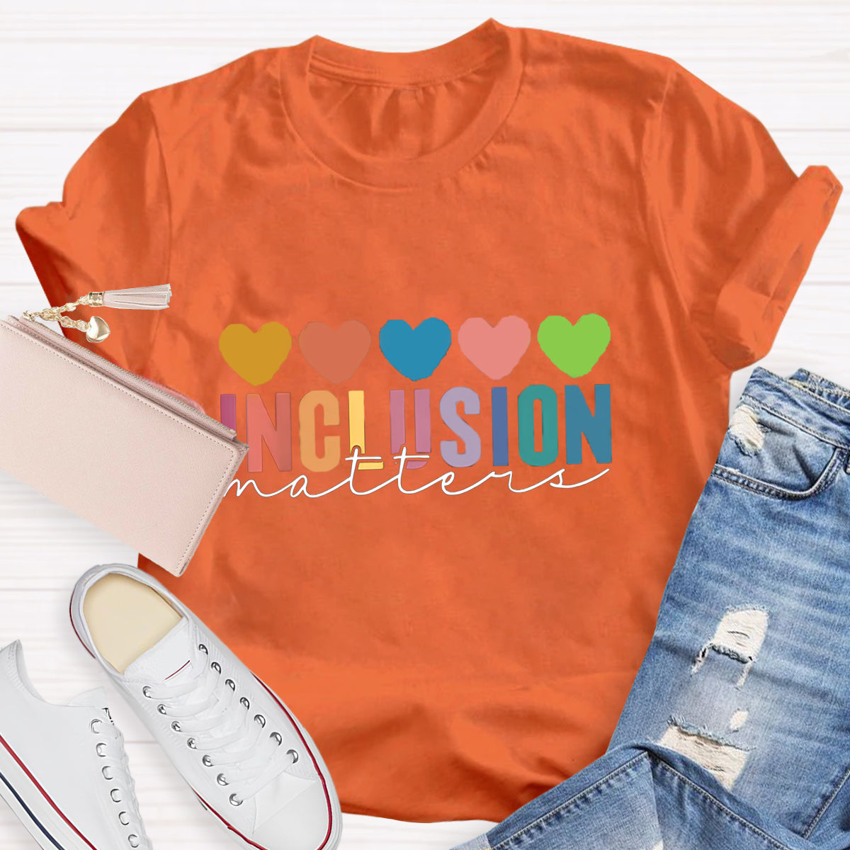 Inclusion Matter Heart T-Shirt