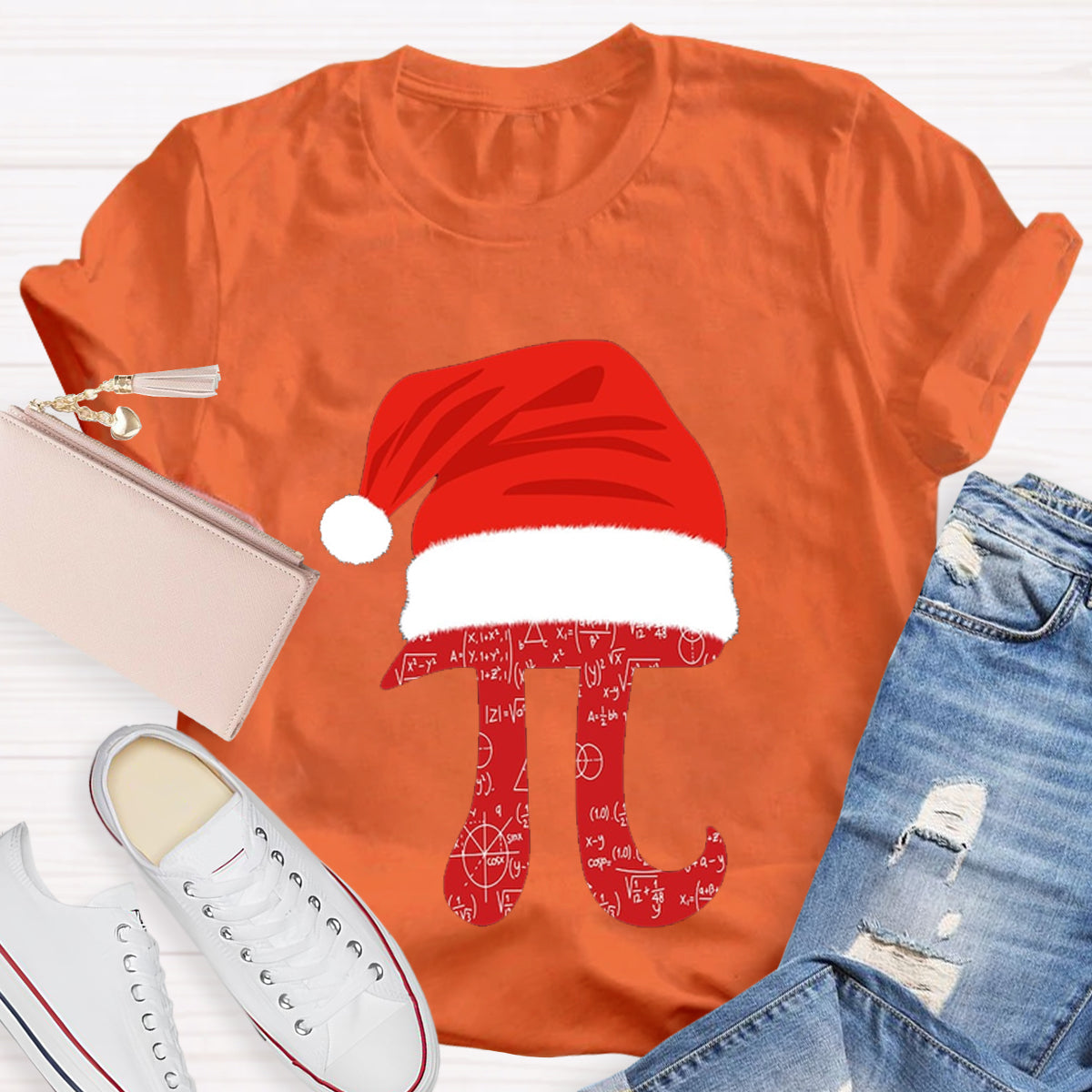 Math Teacher Christmas T-Shirt