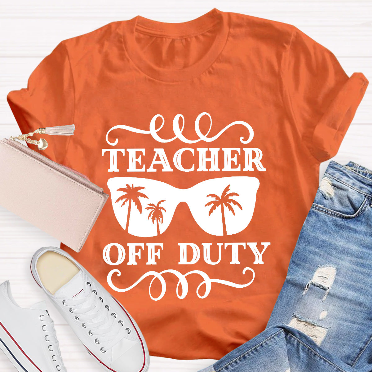 Teacher Off Duty Tree Teacher T-Shirt
