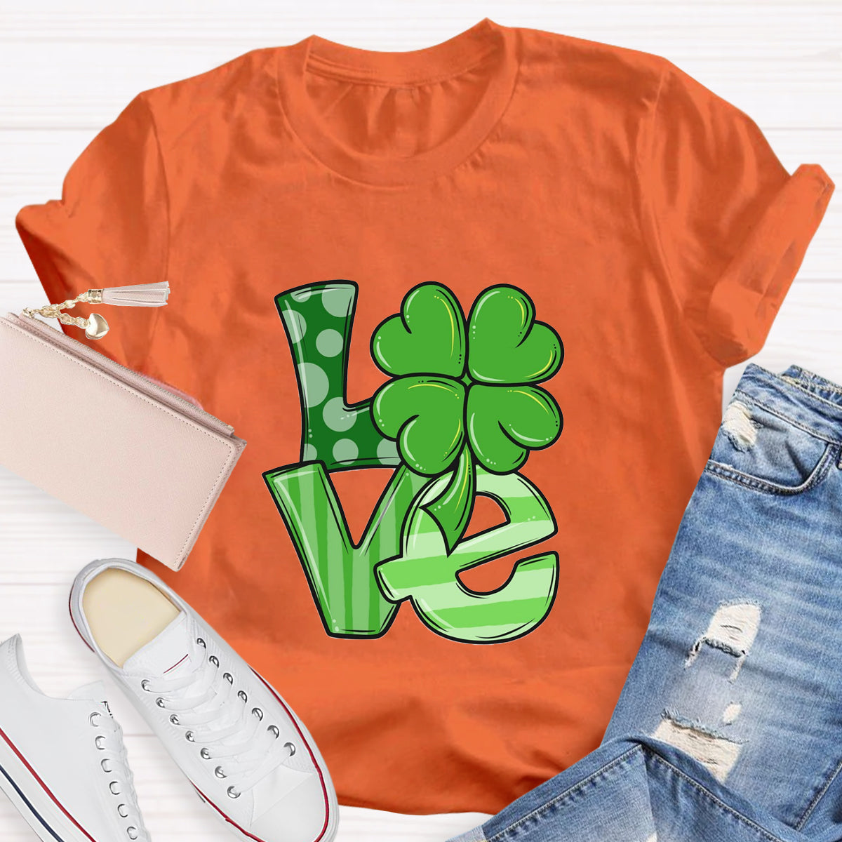 St. Patrick's Day Love Teacher T-Shirt