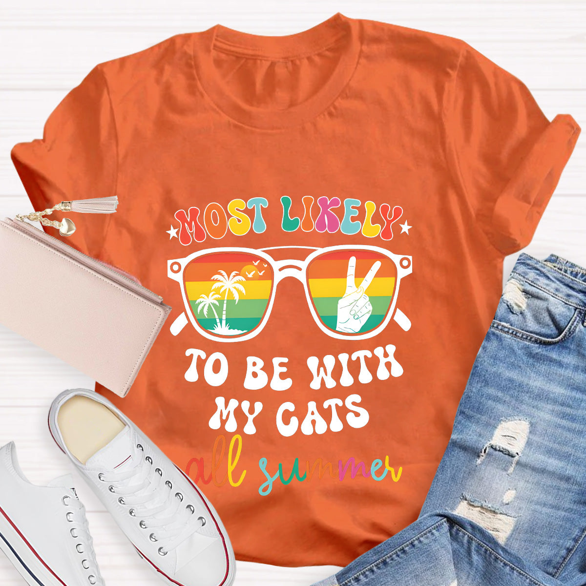 Personalized Text Most Likely To Do Something All Summer T-Shirt